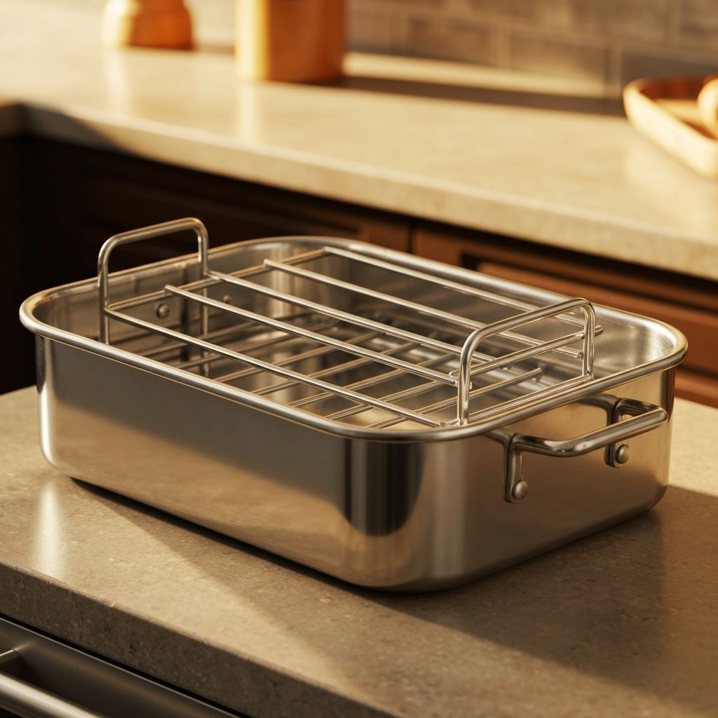 Williams Sonoma Ultimate Roaster with U-shaped rack